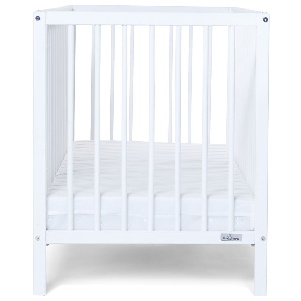 Baby Elegance Kim Cot White