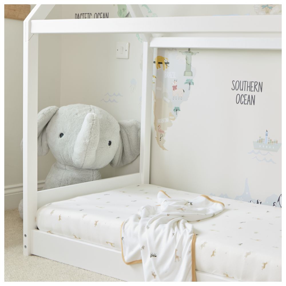 Baby Elegance Hut Junior Bed - White