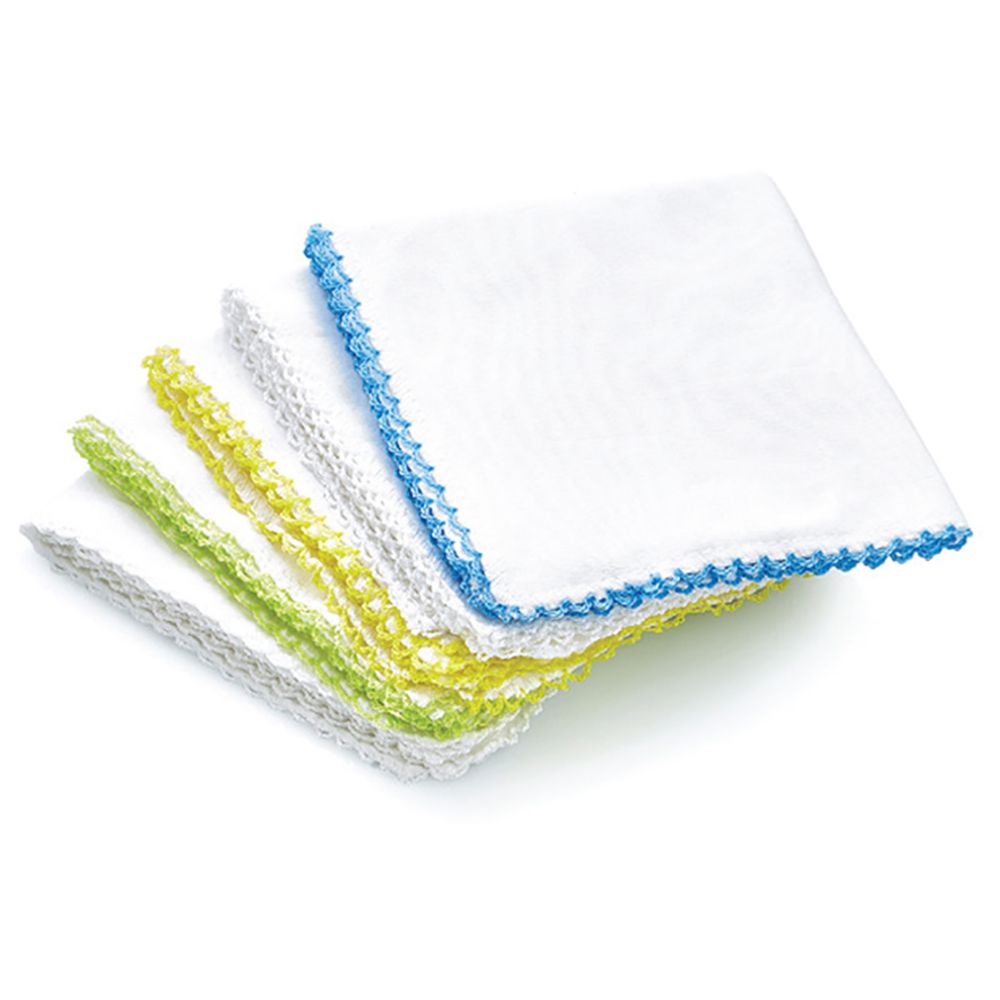 Babyjem - Baby Hanky - 28x28cm - White - Pack of 10