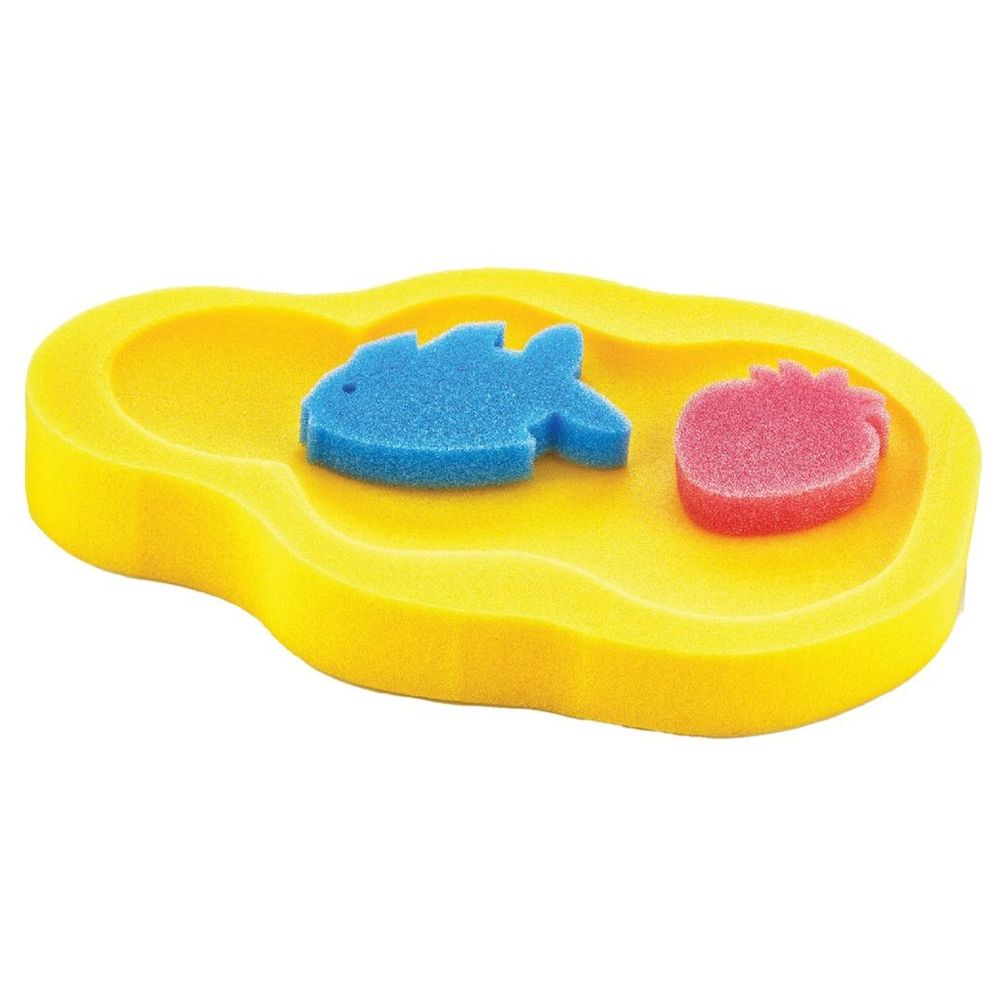 Babyjem - Baby Bath Sponge - Yellow