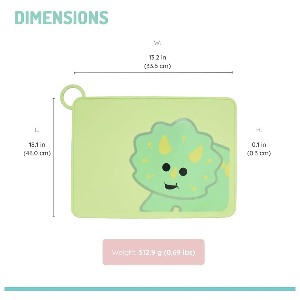 Melii Silicone Placemat - Dino