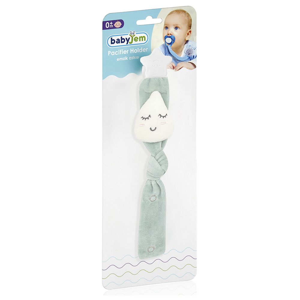 Babyjem - Soother Holder Drop - Green