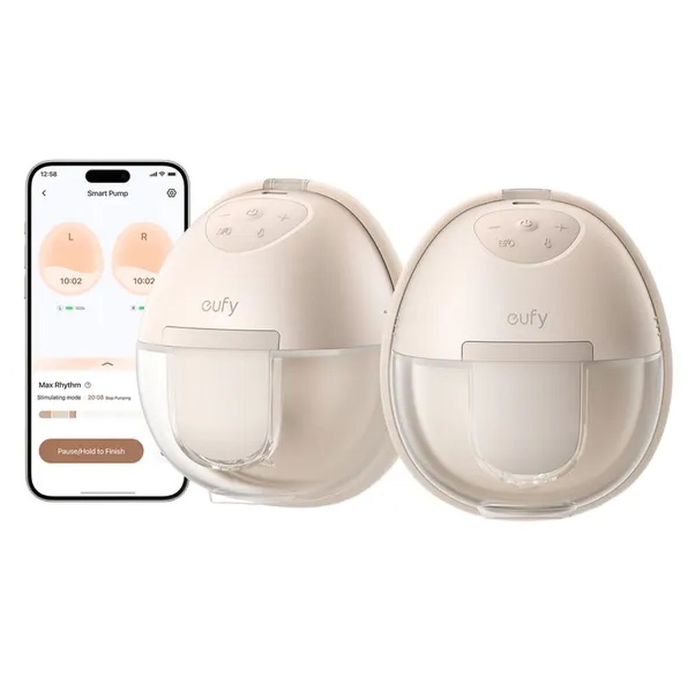Eufy - S1 Smart App Operated Wearable Breast Pump - White