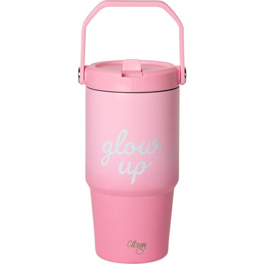 Citron - Glow Up Stainless Steel Insulated Tumbler - Pink - 600 ml