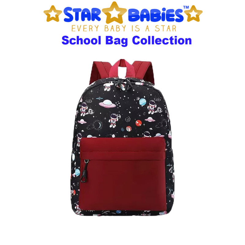 Star Babies - Lightweight School Backpack - Red