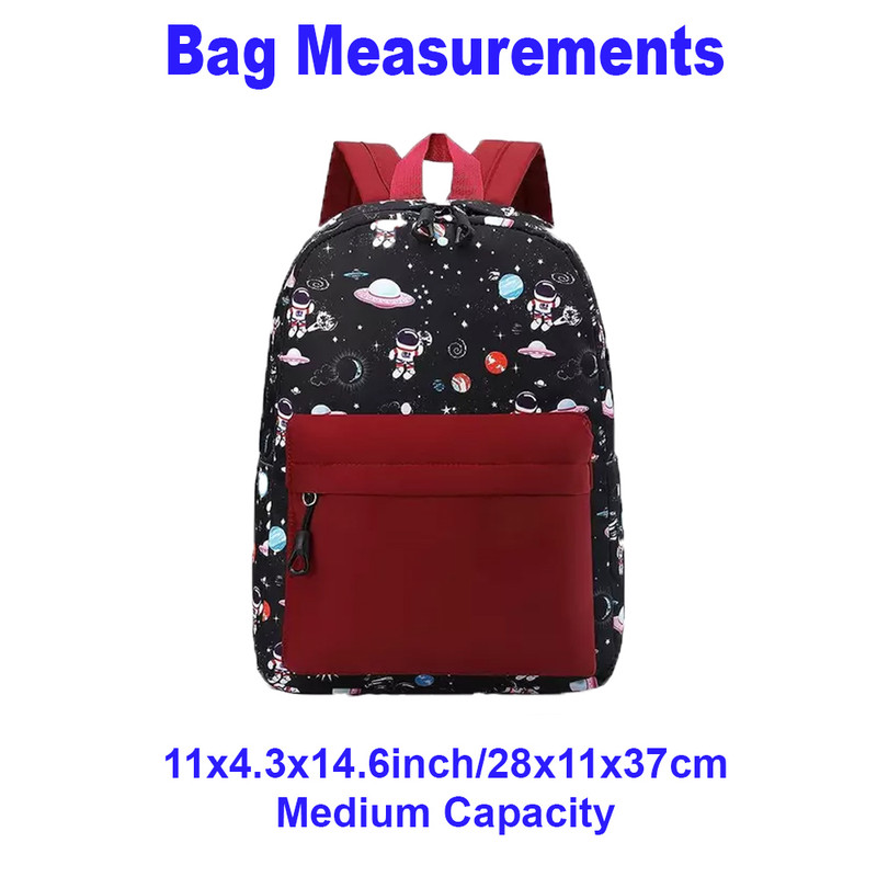 Star Babies - Lightweight School Backpack - Red