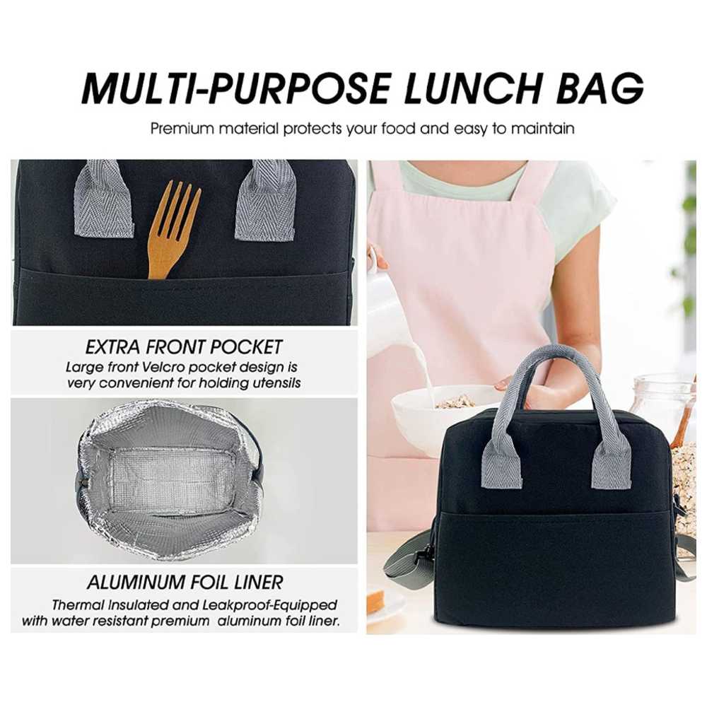 Star Babies - Insulated Mini Privilas Lunch Bag With Foldable Cutlery Set - 5 Pcs