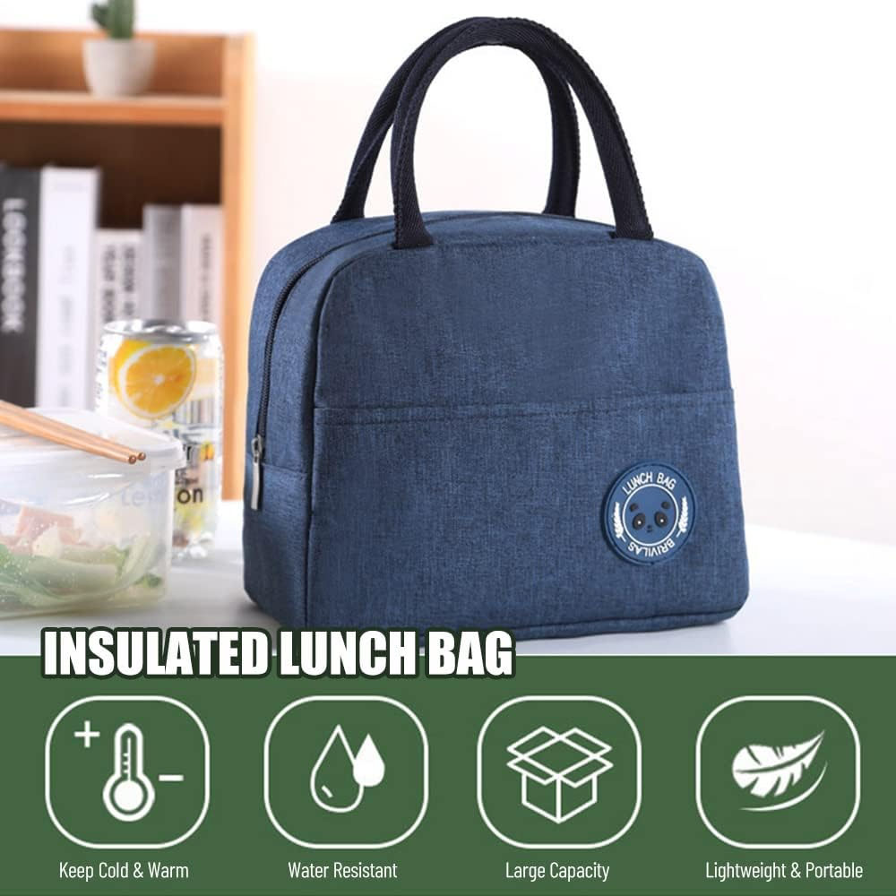 Star Babies Insulated Lunch Bag, Bento Lunch Box & Stainless Steel Mini Food Jar Set - 3 Pcs