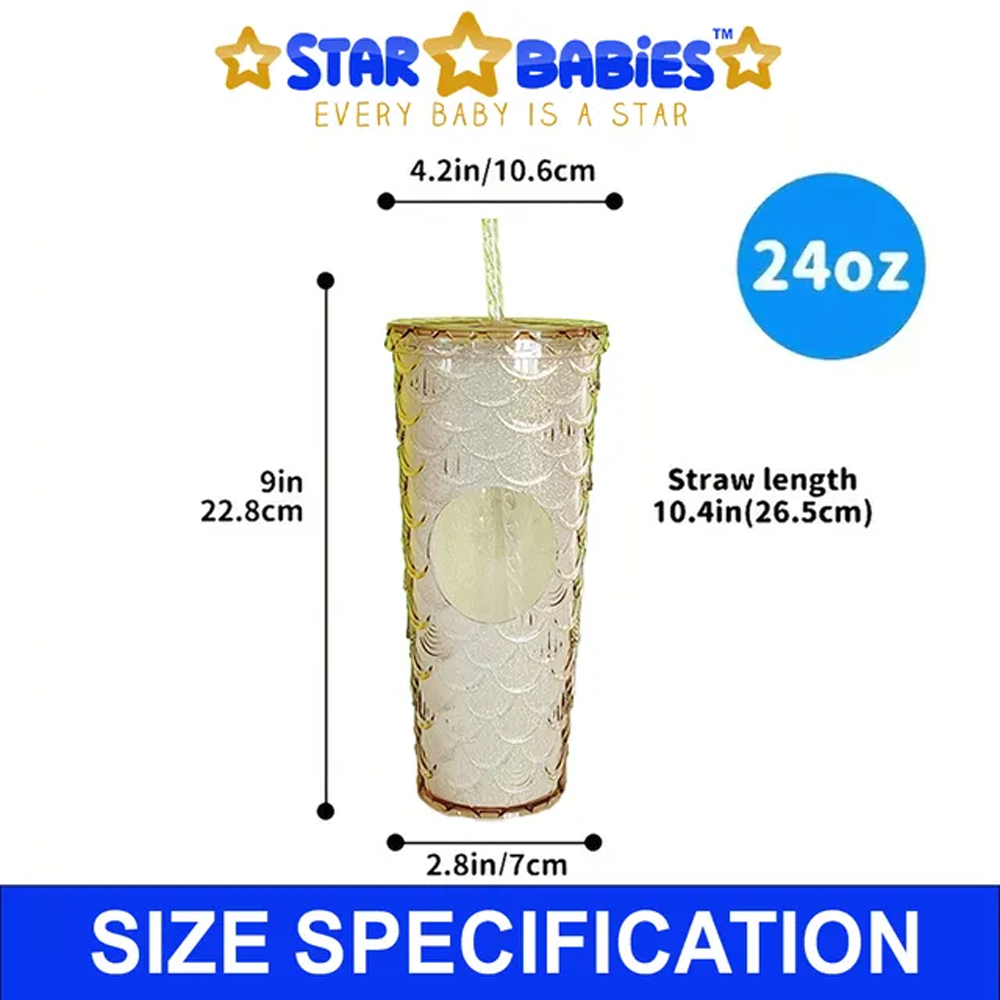 Star Babies - Water Tumbler - 700 ml With 2 Compartment Lunch Box And Fruit Picks - 10 Pcs