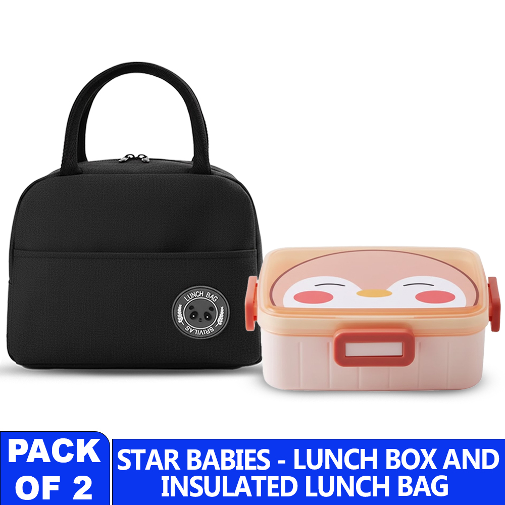 Star Babies - Lunch Bag With 2 Compartments Lunch Box And Fork