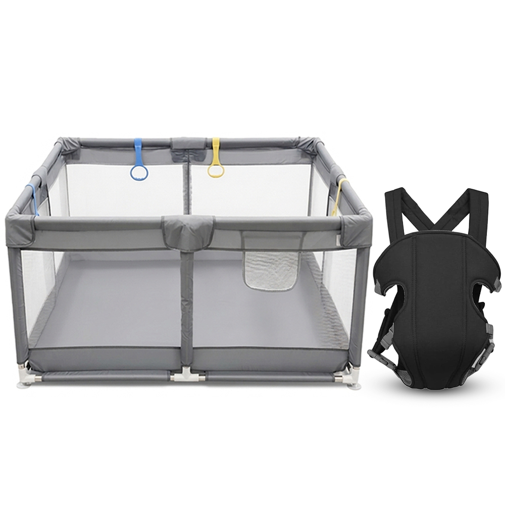 Star Babies - Playpen With Baby Carrier - 120 x 120 cm