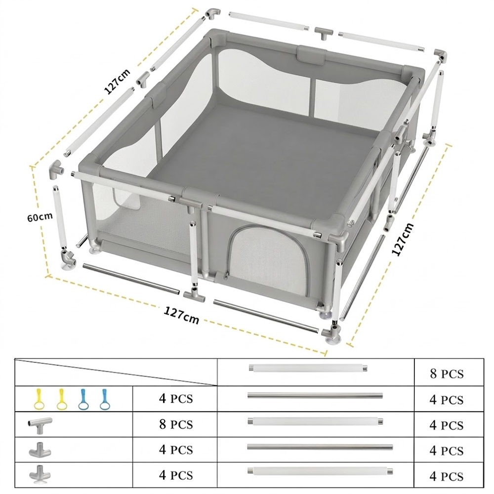 Star Babies - Portable Baby Sleeping Pod And Playpen - 127 x 127 cm
