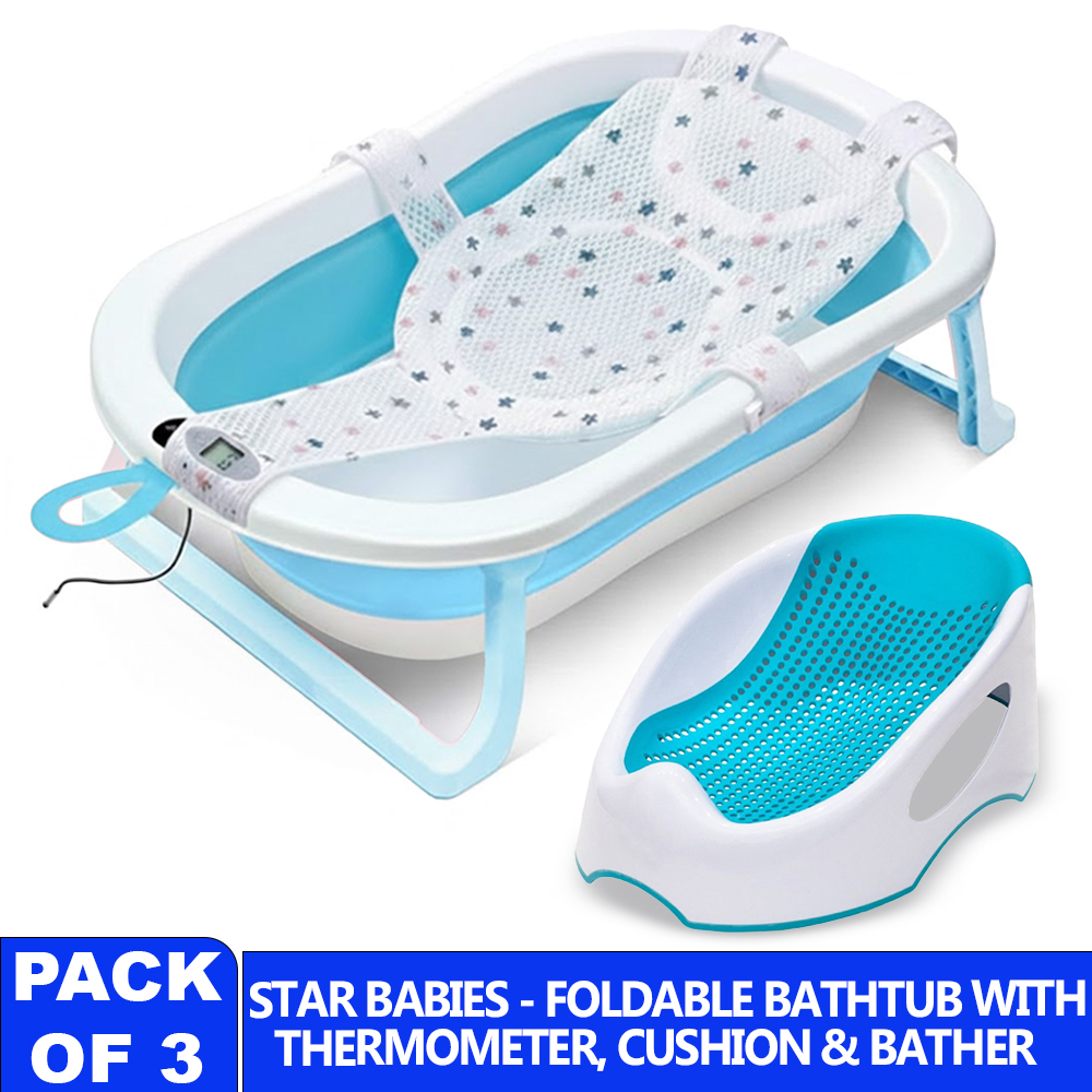 Star Babies - 3 In 1 Baby Bath Tub & Support Seat Combo