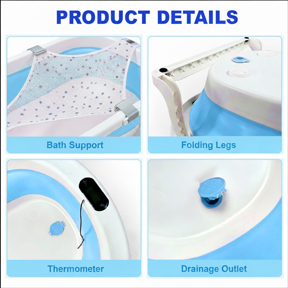Star Babies - 3 In 1 Baby Bath Tub & Support Seat Combo