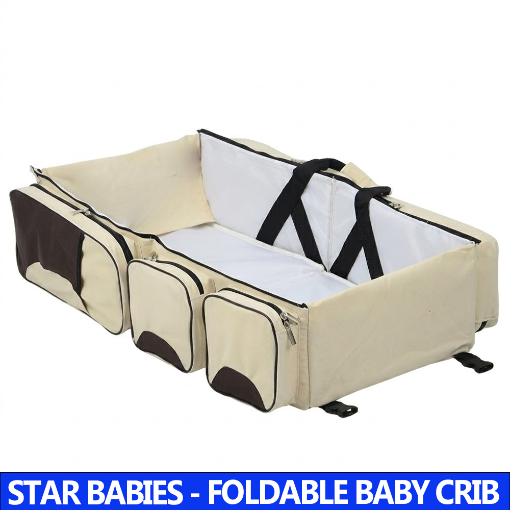 Star Babies - 3-in-1 Diaper Bag Backpack - Convertible
