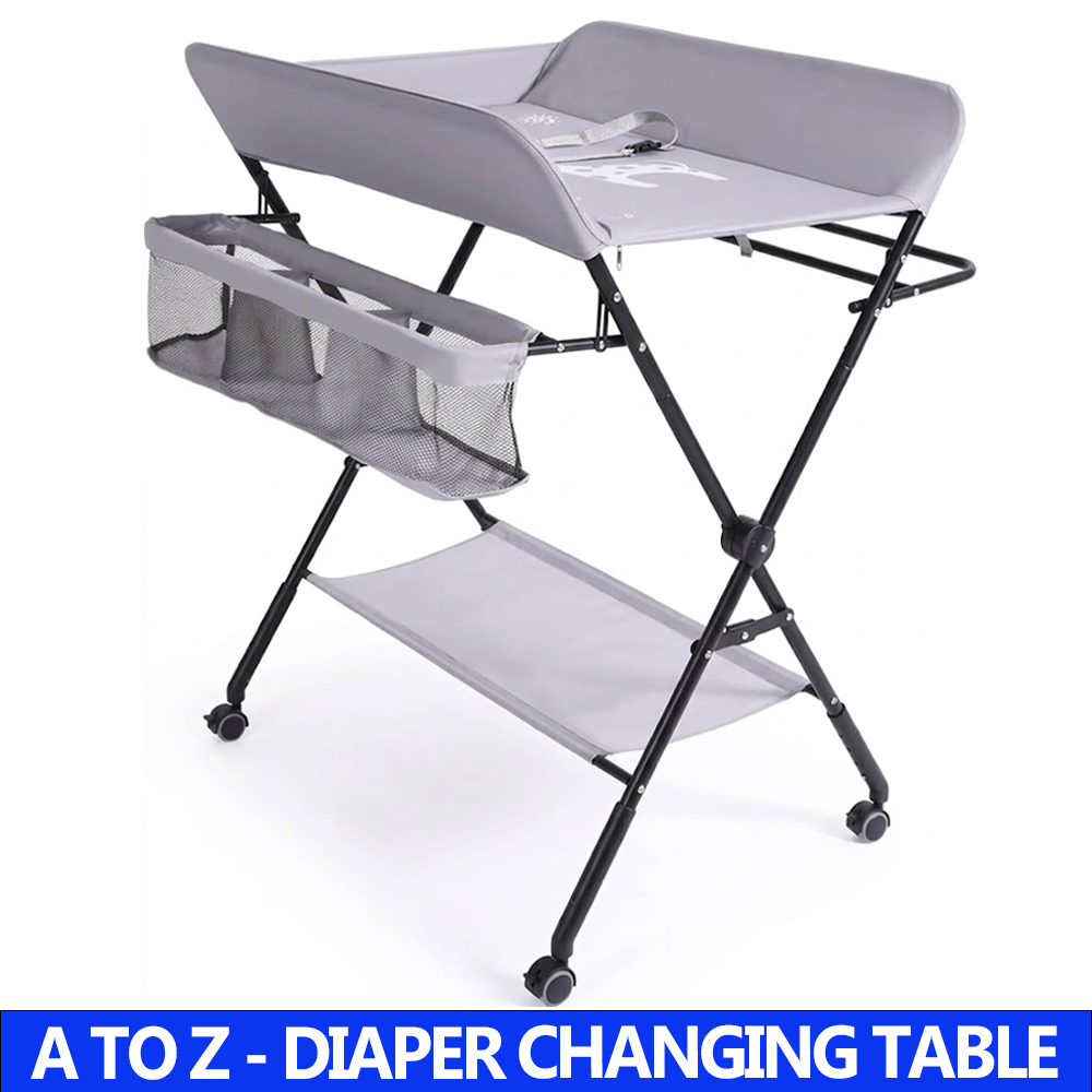 A to Z - Diaper Changing Table - Grey