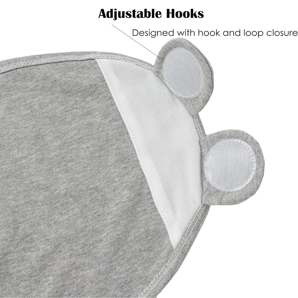 Star Babies - 3pc-Set - Baby Swaddle Wrap And Matching Beanie Hat Set - Multicolor