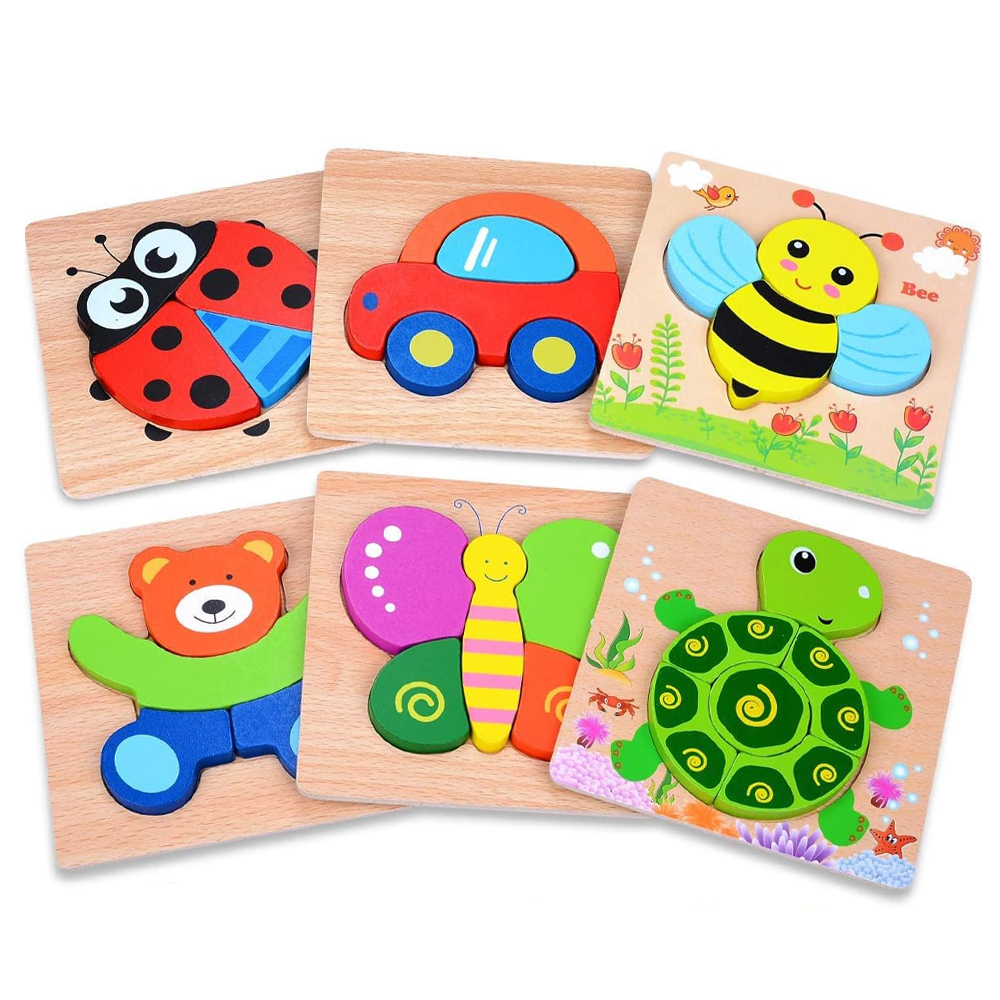 Star Babies - Wooden Puzzle Set - 6 Pc Set