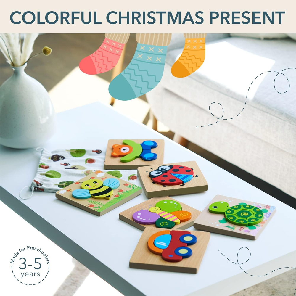 Star Babies - Wooden Puzzle Set - 6 Pc Set