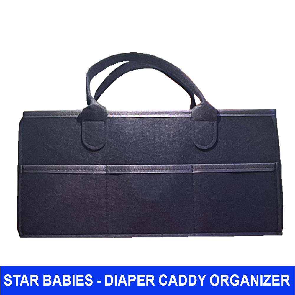 Star Babies - Caddy Diaper Bag Organizer - Navy Blue