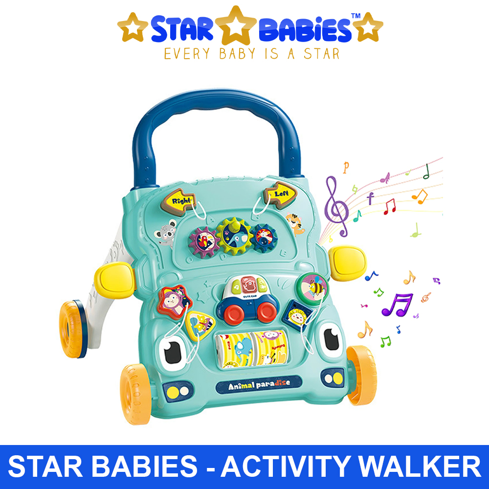 Star Babies - Baby Activity Walker - Blue
