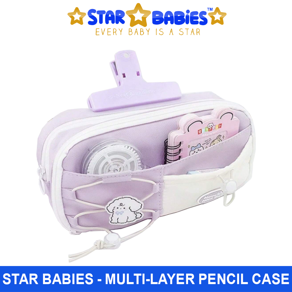 Star Babies - Pencil Case With Handle - Purple