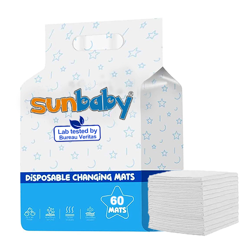Sunbaby - Disposable Changing Mats - White - 60 Pcs