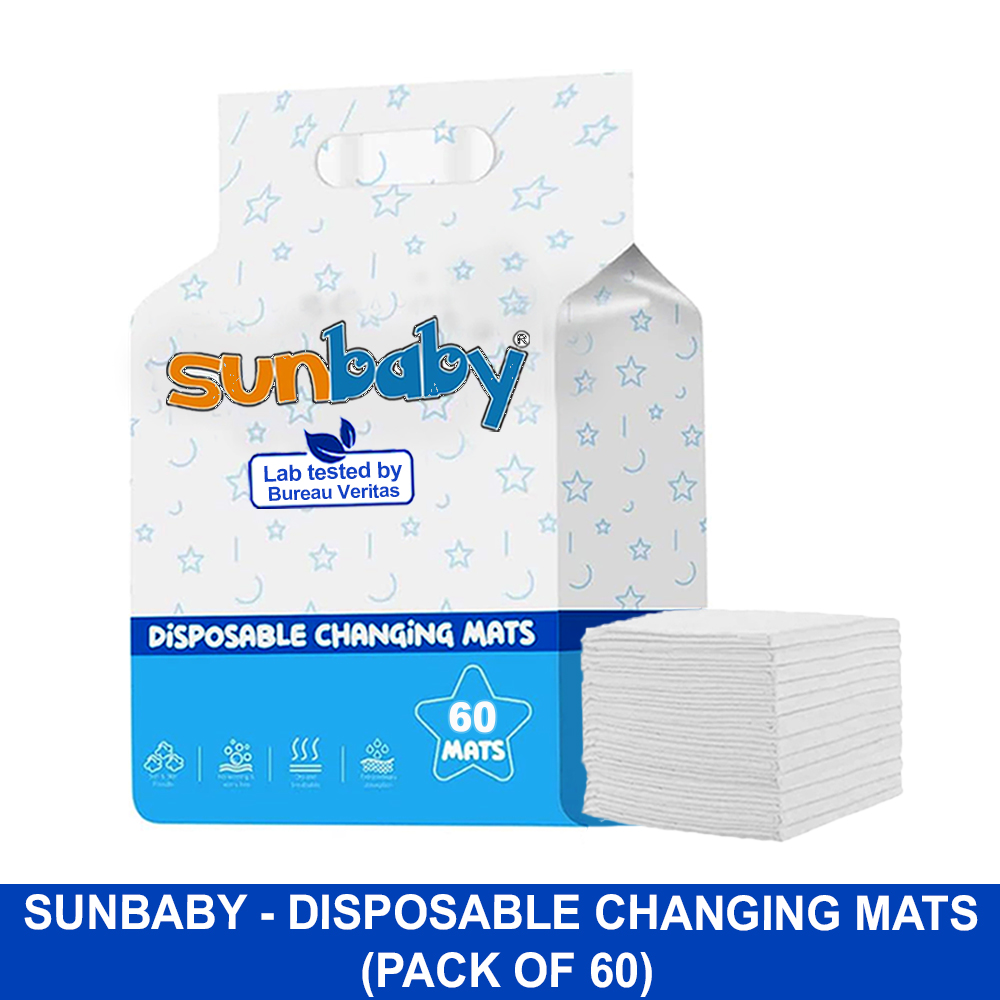 Sunbaby - Disposable Changing Mats - White - 60 Pcs