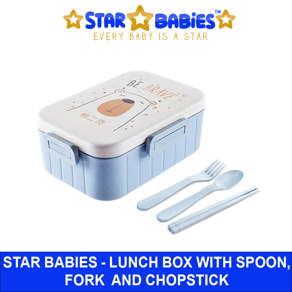 Star Babies - Lunch Box With Compartment - Blue