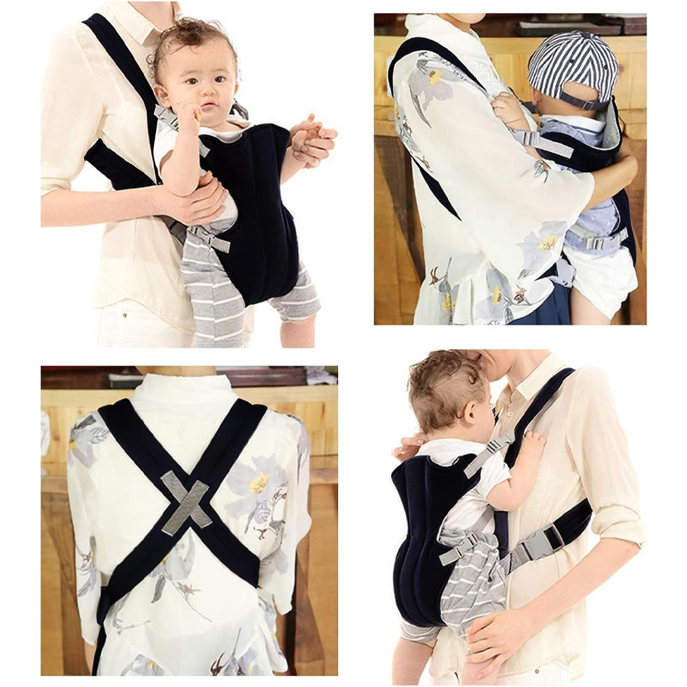 Star Babies - Caddy Diaper Bag Organizer With Adjustable Baby Carrier - Black - Pack Of 2