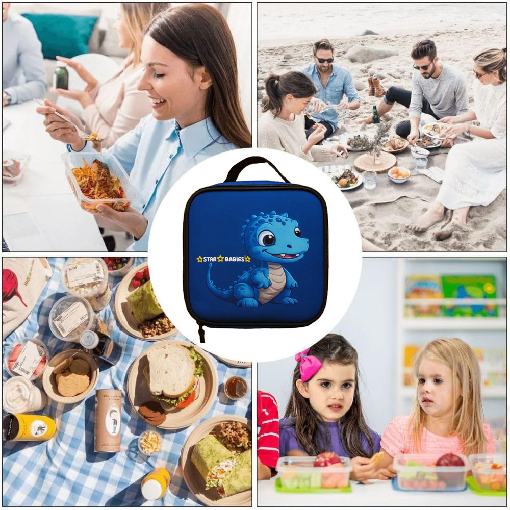 Star Babies - Insulated Bento Lunch Bag - Dino
