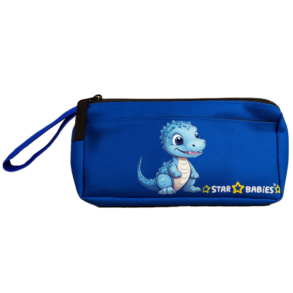 Star Babies - Double Zipper Pencil Case - Dino