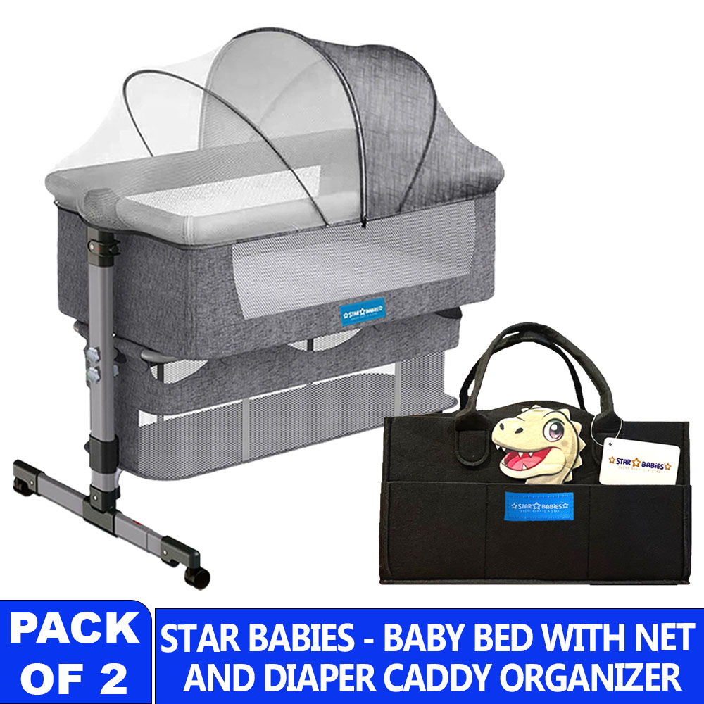 Star Babies - Bedside Crib And Diaper Caddy