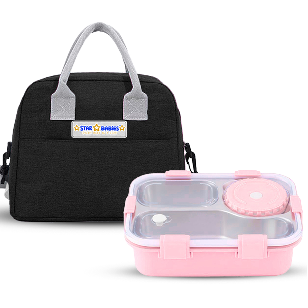 Star Babies Insulated Lunch Bag With Bento Lunch Box - Pack Of 2
