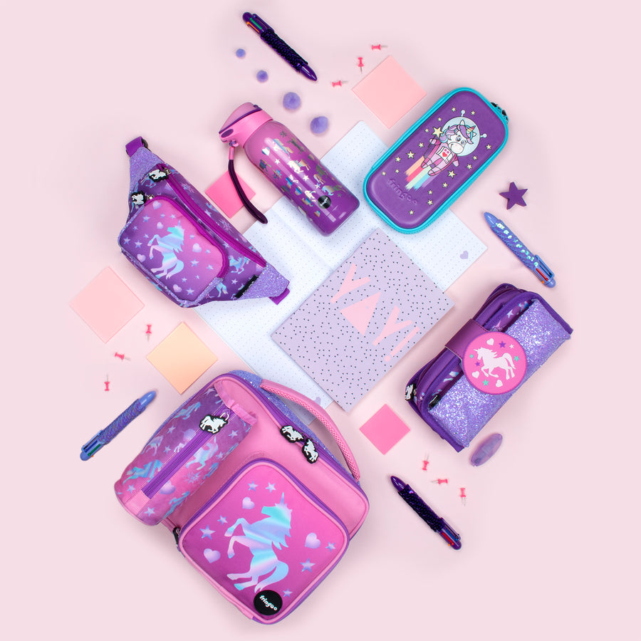 Fringoo - Square Fringoo Lunch Bag - Unicorn Ombre