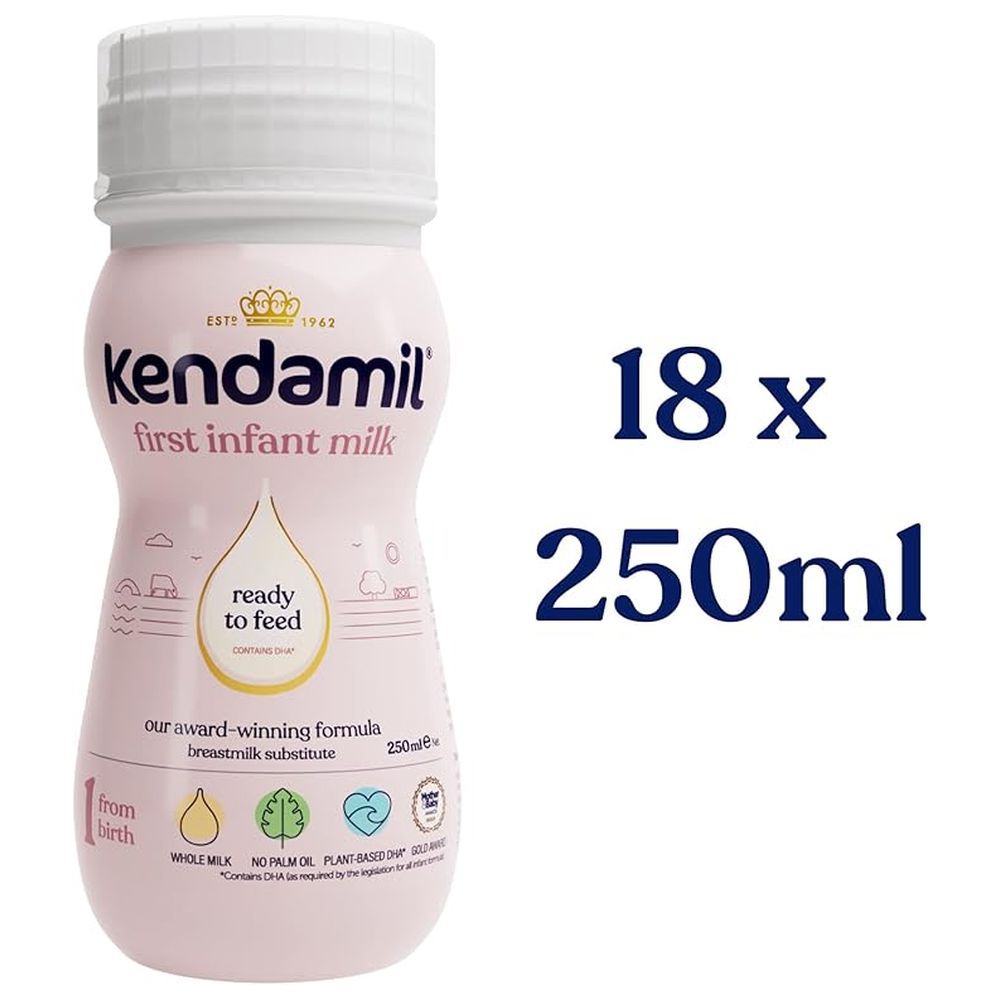 Kendamil - Ready To Feed First Infant Milk - 250 ml - Pack of 18