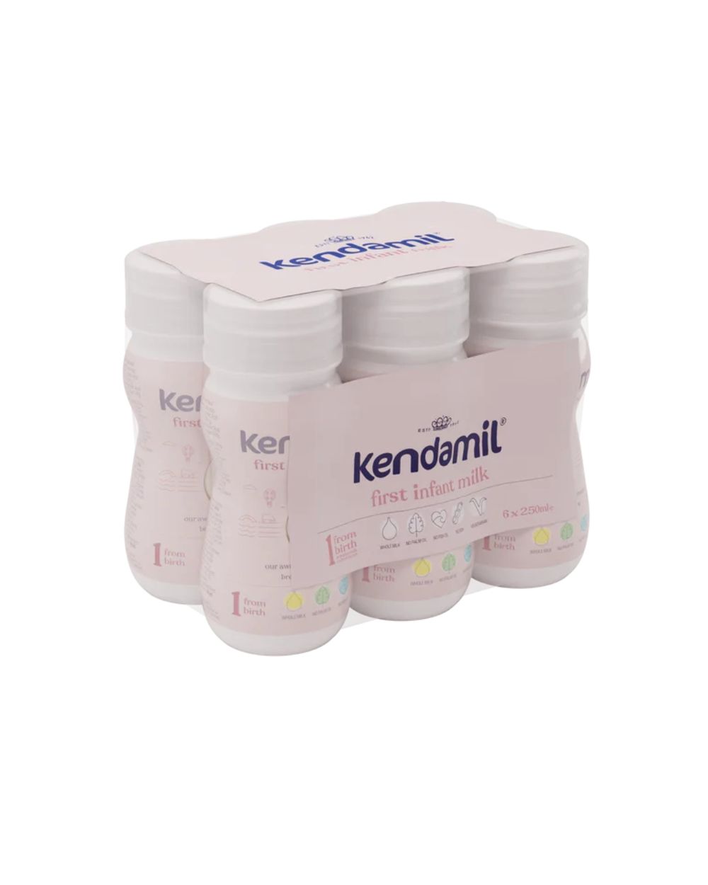 Kendamil - Classic Ready To Feed First Infant Milk - Stage 1 - Pack Of 6 - 250 ml