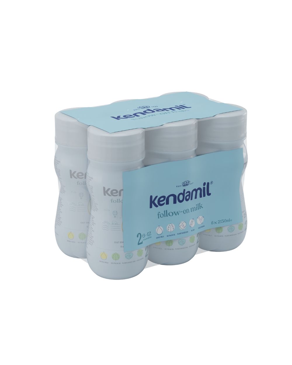Kendamil - Classic Ready To Feed Milk - Stage 2 - Pack Of 6 - 250 ml