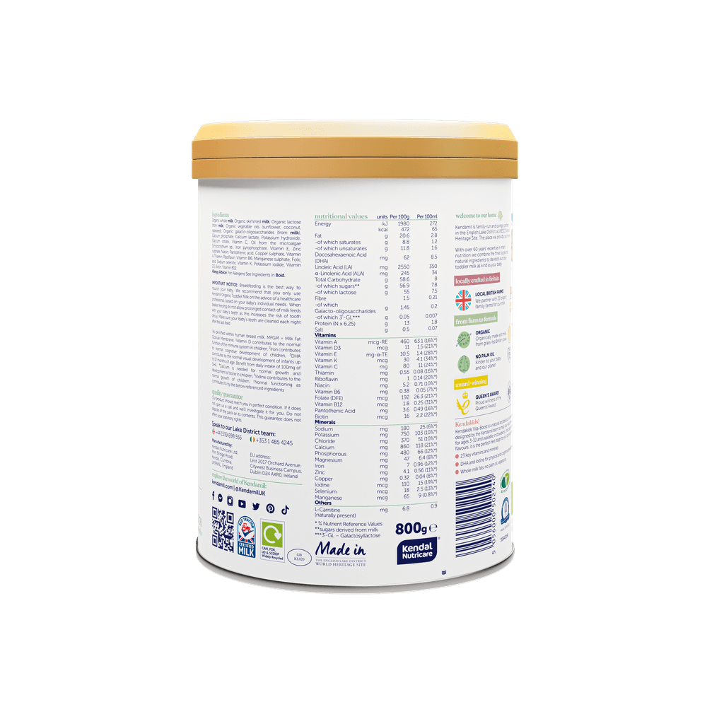 Kendamil - Goat Toddler Milk Formula Stage 3 - 800 gm