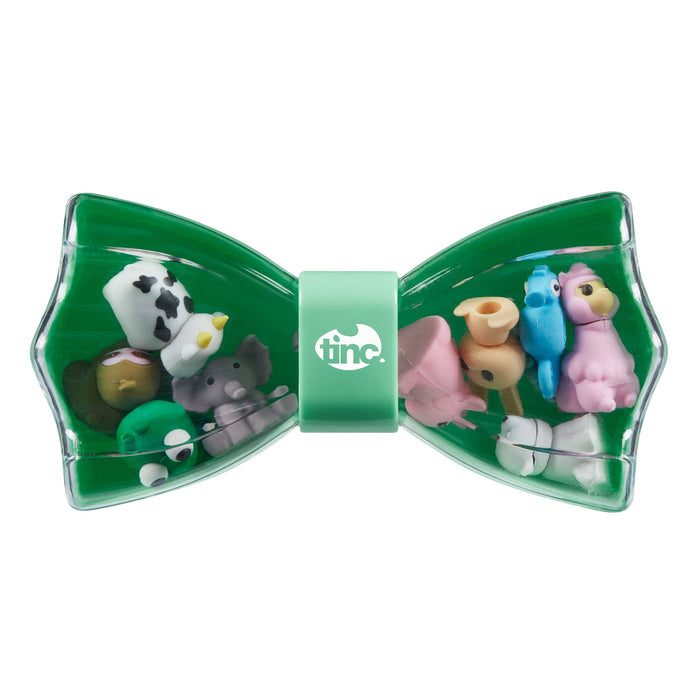 Tinc - Bow Tie Eraser Tub - Multicolor - 10 Pcs