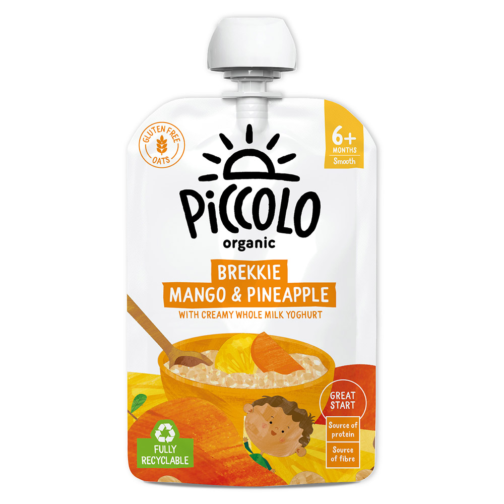 Piccolo - Organic Fruit And Brekkie Pouch Bundle - 6 Pc Set