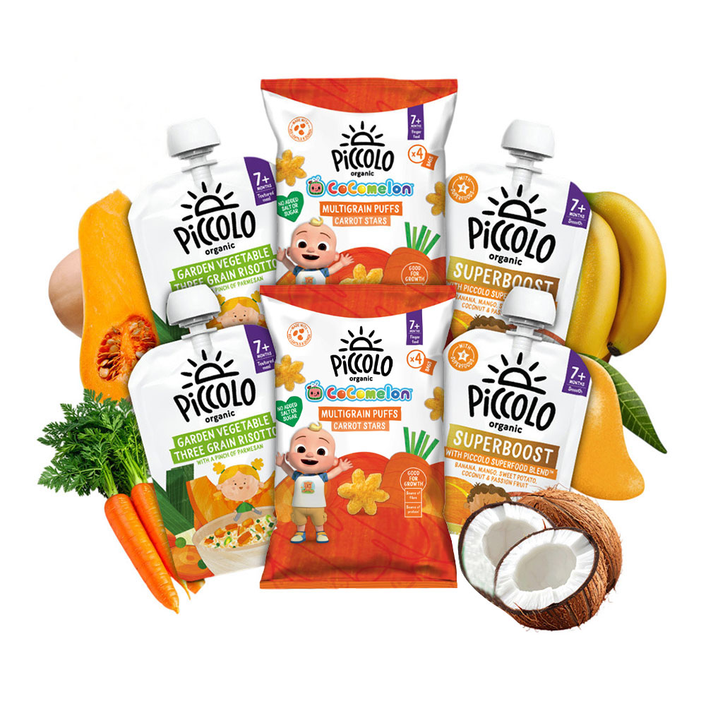 Piccolo - Organic Baby Food And Snacks Bundle - 6 Pc Set