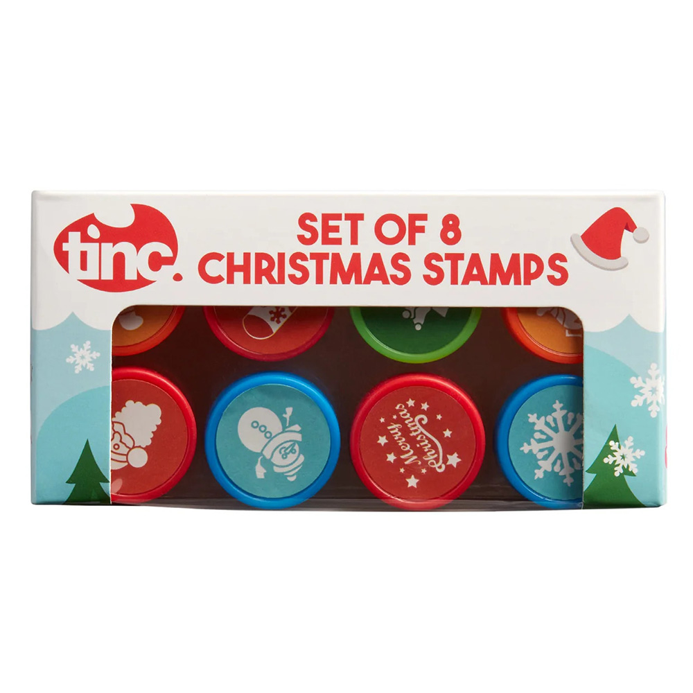 Tinc Christmas Stampers - 8 Pc Set
