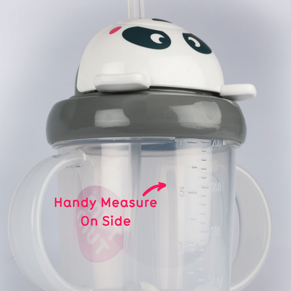 Tum Tum - Series 3 Tippy Up Weighted Straw Cup - Panda - 200ml
