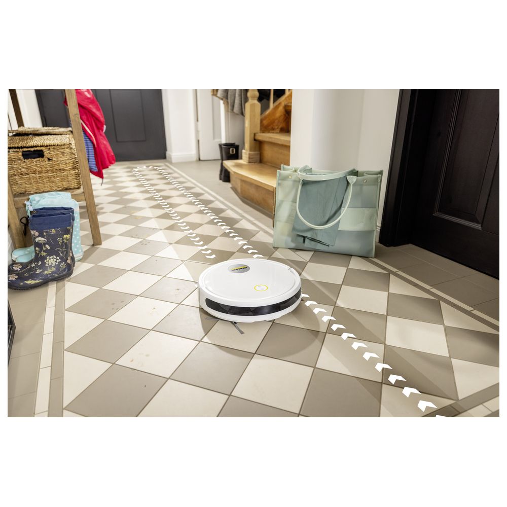 Karcher RCV 2 Robot Vacuum Cleaner With Mop - White - 36 W