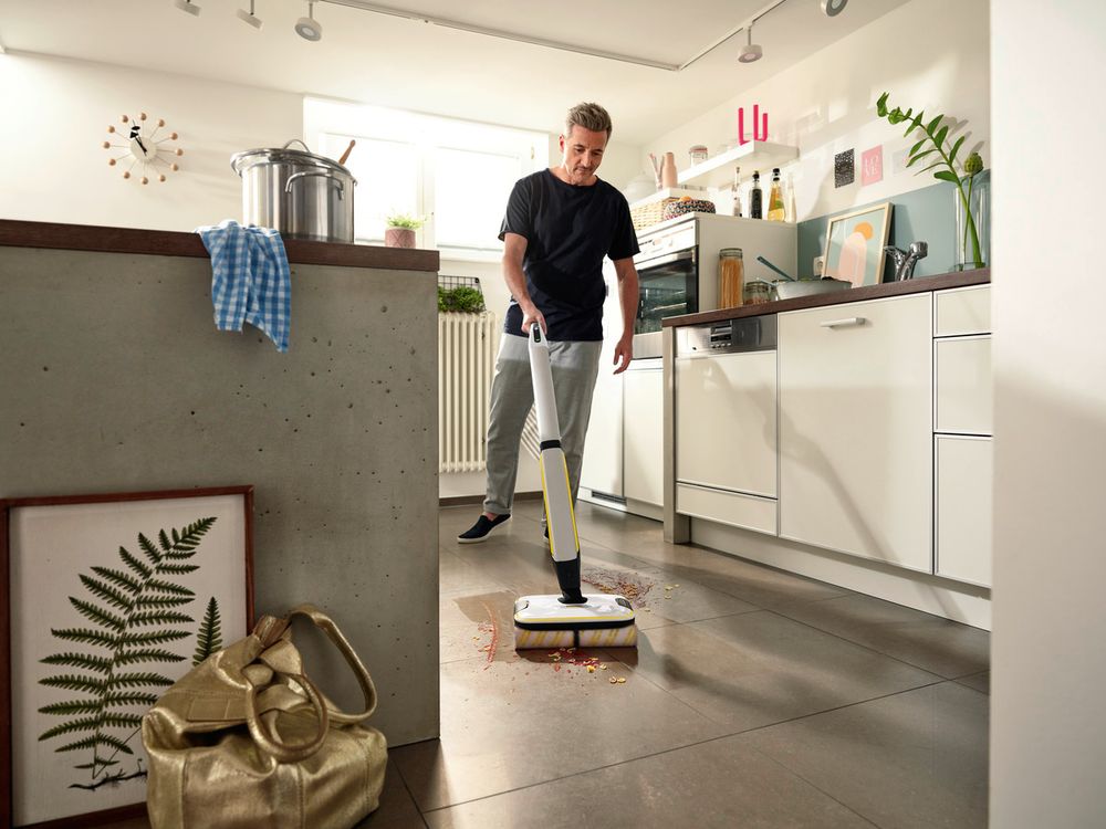 Karcher Cordless Upright Hard Floor Cleaner FC 7 - White