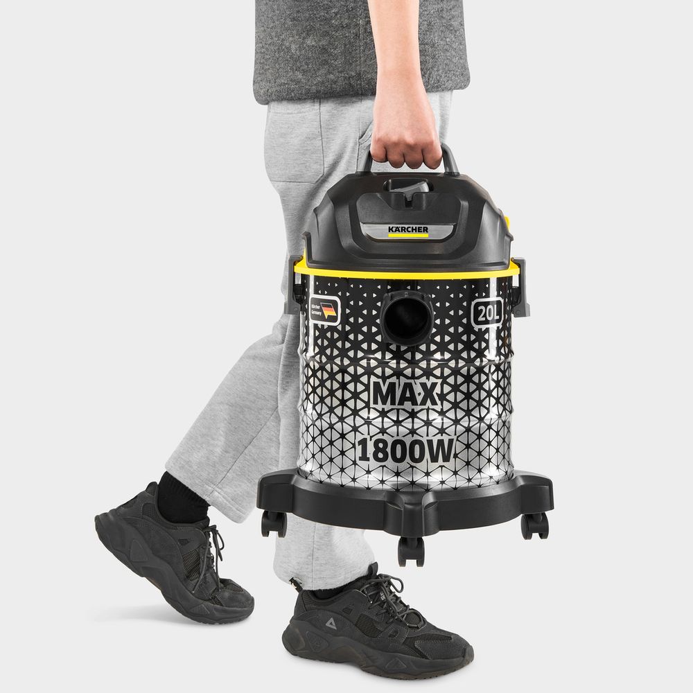 Karcher Canister Vacuum Cleaner DVAC 1800 - Black
