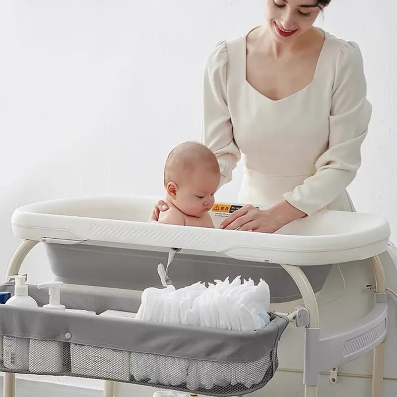 Mini Panda - DigiSplash Baby Bath Station - White/Grey