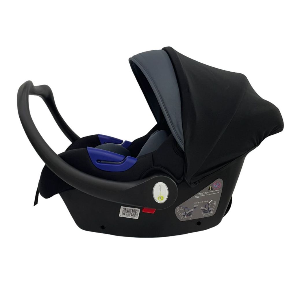 Mini Panda - Ava Tiny Travel Car Seat - Ebony