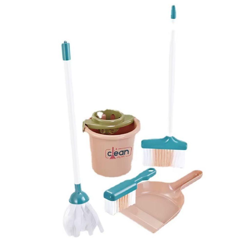 Mini Panda - Cleaning Cart Kit - 16 Pcs